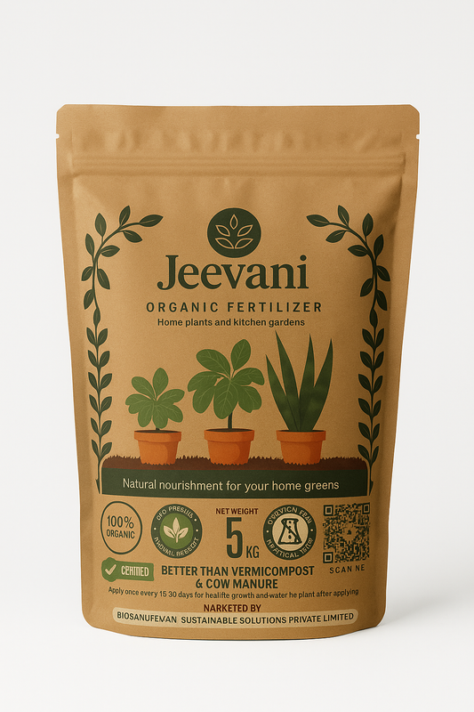 Jeevani Organic Fertilizer – 5kg | Home Garden & Terrace Farming